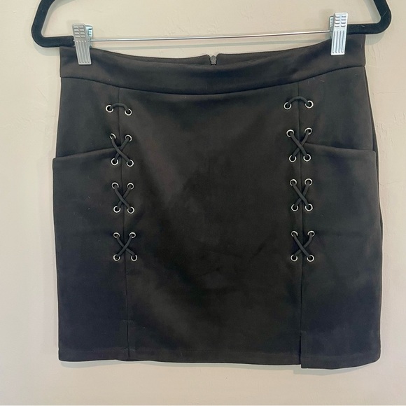 Dresses & Skirts - Faux Suede Skirt